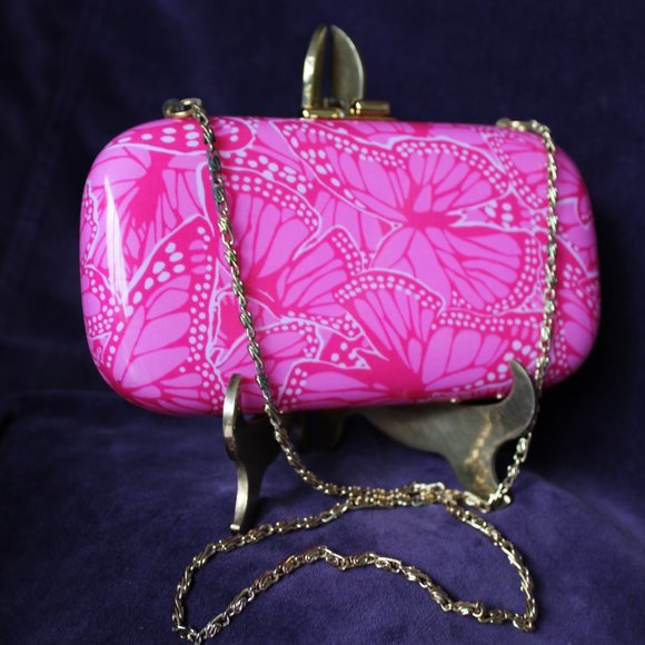 Neuf Lilly Pulitzer Grand Lucite Plateau Hôtel Blanc Avoir